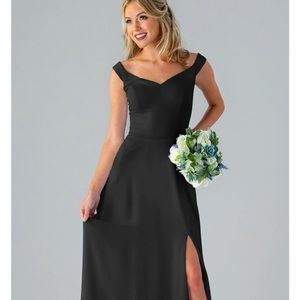 Kennedy Blue Black Bridesmaid Dress